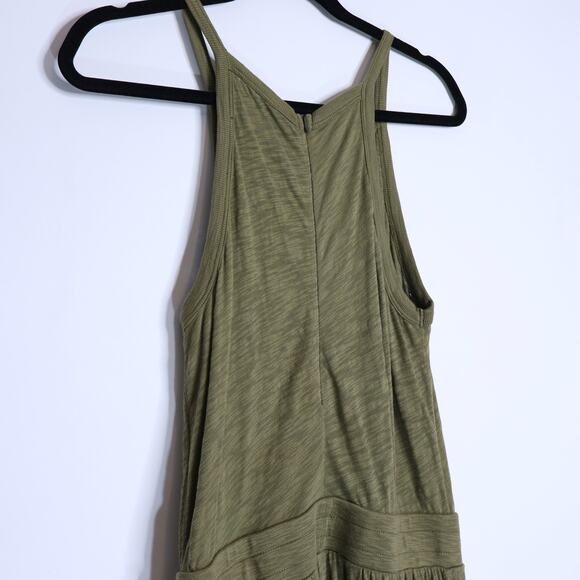 ATM Anthony Thomas Melillo Slub Cotton Jersey Jumpsuit Army Green Women's M - Picture 7 of 13